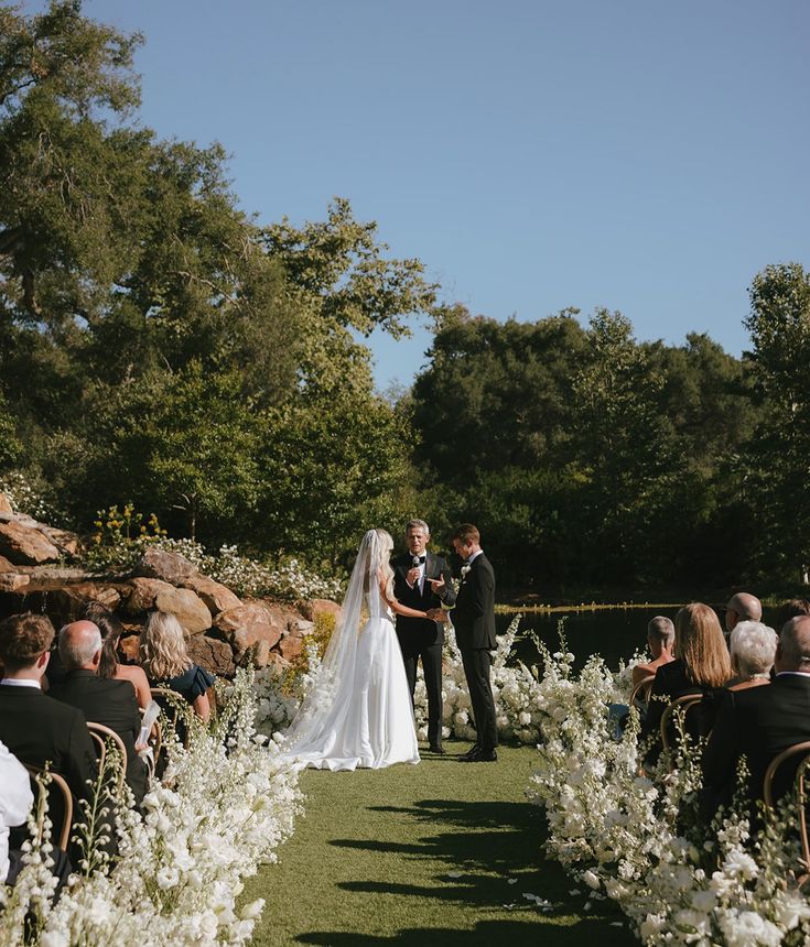 An intimate indoor ceremony room at Ashden Manor